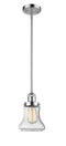 Innovations Lighting Bellmont 1-100 watt 6.5 inch Polished Chrome Mini Pendant  Seedy glass   Hang Straight Swivel 201SPCG194