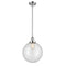 Beacon Mini Pendant shown in the Polished Chrome finish with a Clear shade