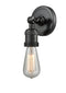 Innovations Lighting Bare Bulb 1-100 watt 4 inch Matte Black ADA Compliant Sconce   180 Degree Adjustable Swivel With Engraved Cast Cup 202ADABK