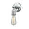 Bare Bulb Sconce shown in the Polished Chrome finish