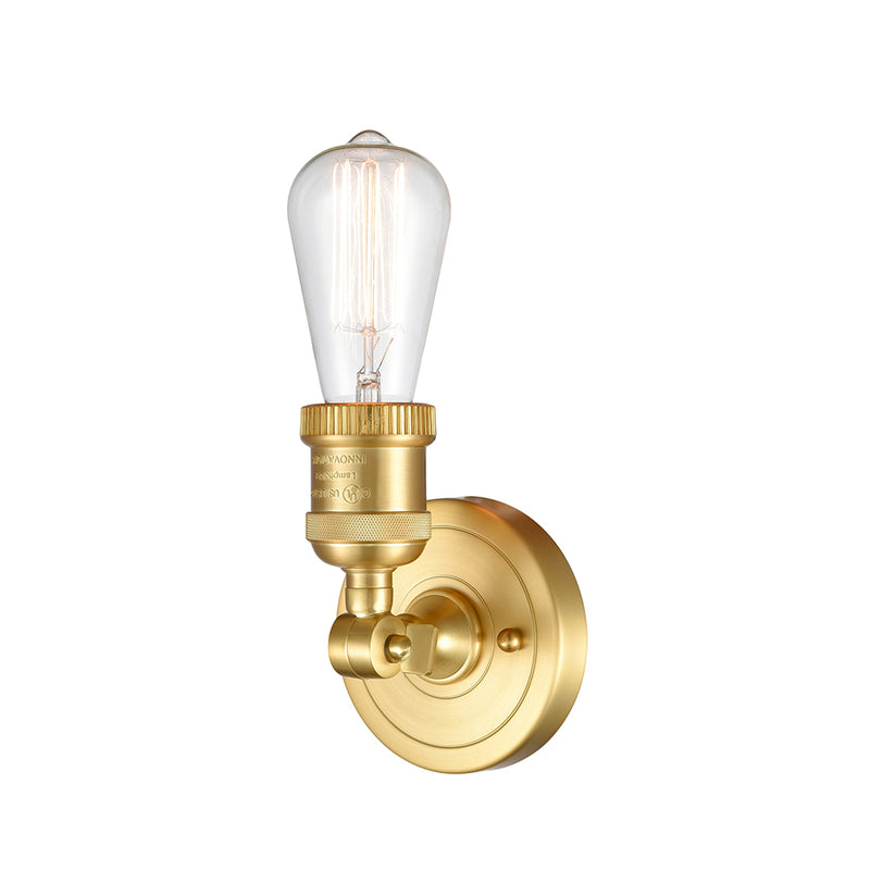 Innovations Lighting Bare Bulb 1 Light Sconce Part Of The Franklin Restoration Collection 202ADA-SG