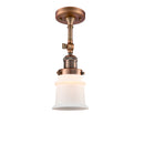 Innovations Lighting Small Canton 1 Light Sconce Part Of The Franklin Restoration Collection 203-AC-G181S-LED