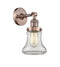 Innovations Lighting Bellmont 1-100 watt 6.5 inch Antique Copper Sconce Clear Glass 180 Degree Swivel Engraved Cast Cup 203ACG192