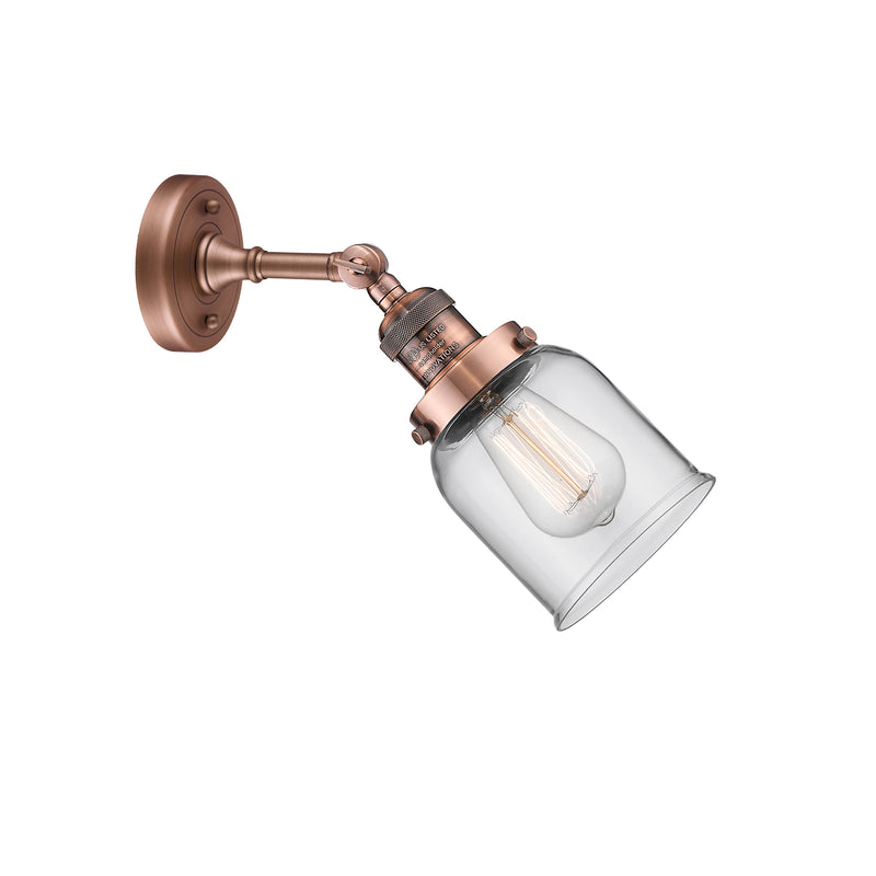 Innovations Lighting Small Bell 1 Light Sconce Part Of The Franklin Restoration Collection 203-AC-G52-LED