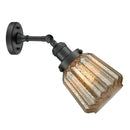 Innovations Lighting Chatham 1 Light Sconce Part Of The Franklin Restoration Collection 203-BK-G146-LED