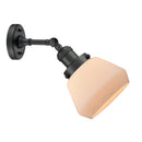 Innovations Lighting Fulton 1 Light Sconce Part Of The Franklin Restoration Collection 203-BK-G171-LED