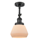 Innovations Lighting Fulton 1 Light Sconce Part Of The Franklin Restoration Collection 203-BK-G171-LED