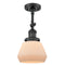 Innovations Lighting Fulton 1 Light Sconce Part Of The Franklin Restoration Collection 203-BK-G171-LED