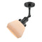 Innovations Lighting Fulton 1 Light Sconce Part Of The Franklin Restoration Collection 203-BK-G171-LED