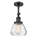 Innovations Lighting Fulton 1 Light Sconce Part Of The Franklin Restoration Collection 203-BK-G172-LED
