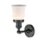 Innovations Lighting Small Canton 1 Light Sconce Part Of The Franklin Restoration Collection 203-BK-G181S-LED