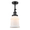 Innovations Lighting Canton 1 Light Sconce Part Of The Franklin Restoration Collection 203-BK-G181-LED