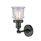 Innovations Lighting Small Canton 1 Light Sconce Part Of The Franklin Restoration Collection 203-BK-G182S-LED