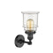Innovations Lighting Canton 1 Light Sconce Part Of The Franklin Restoration Collection 203-BK-G182-LED