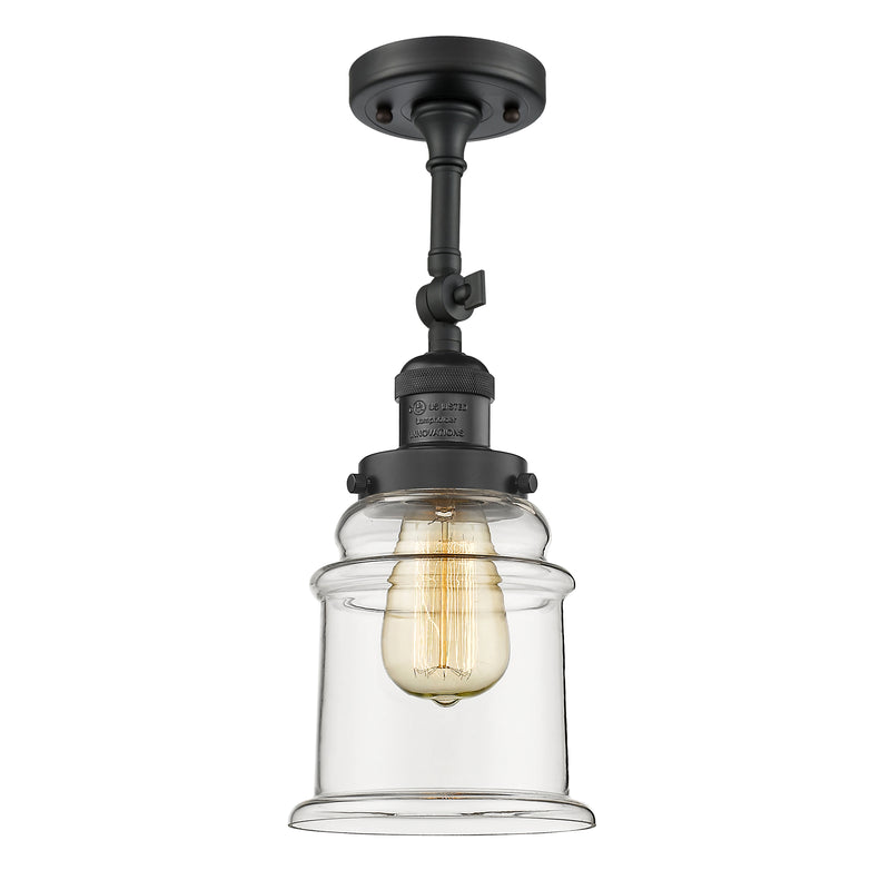 Innovations Lighting Canton 1 Light Sconce Part Of The Franklin Restoration Collection 203-BK-G182