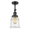 Innovations Lighting Canton 1 Light Sconce Part Of The Franklin Restoration Collection 203-BK-G182-LED