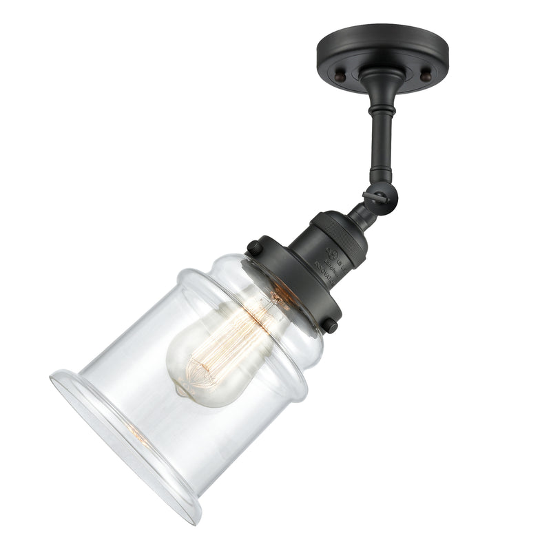 Innovations Lighting Canton 1 Light Sconce Part Of The Franklin Restoration Collection 203-BK-G182