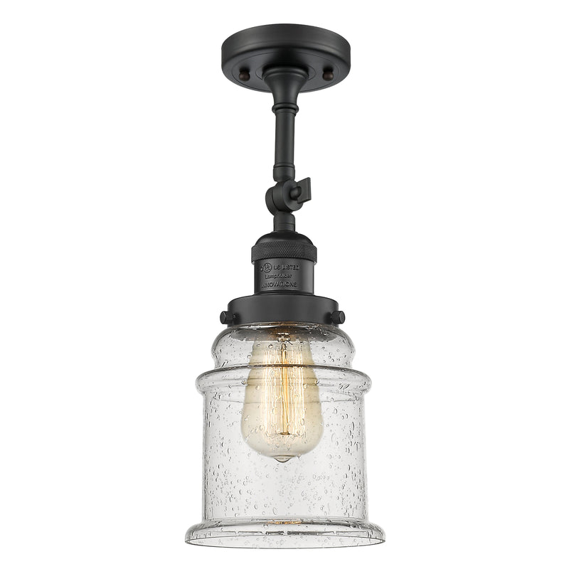 Innovations Lighting Canton 1 Light Sconce Part Of The Franklin Restoration Collection 203-BK-G184-LED