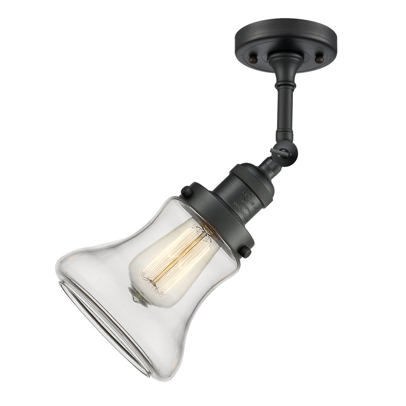 Innovations Lighting Bellmont 1 Light Sconce Part Of The Franklin Restoration Collection 203-BK-G192-LED