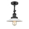 Innovations Lighting Halophane 1 Light Sconce Part Of The Franklin Restoration Collection 203-BK-G1-LED