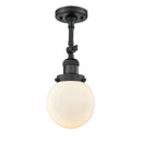 Innovations Lighting Beacon 1 Light 6" Sconce 203-BK-G201-6