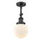 Innovations Lighting Beacon 1 Light 6" Sconce 203-BK-G201-6
