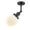 Innovations Lighting Beacon 1 Light 6" Sconce 203-BK-G201-6-LED