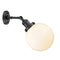 Innovations Lighting Beacon 1 Light 8" Sconce 203-BK-G201-8-LED