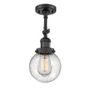 Innovations Lighting Beacon 1 Light 6" Sconce 203-BK-G204-6-LED