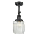 Innovations Lighting Colton 1 Light Sconce Part Of The Franklin Restoration Collection 203-BK-G302-LED