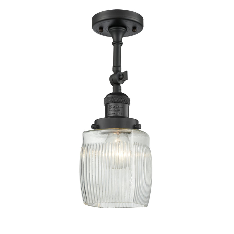 Innovations Lighting Colton 1 Light Sconce Part Of The Franklin Restoration Collection 203-BK-G302-LED