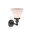 Innovations Lighting Large Cone 1 Light Sconce Part Of The Franklin Restoration Collection 203-BK-G41-LED