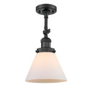 Innovations Lighting Large Cone 1 Light Sconce Part Of The Franklin Restoration Collection 203-BK-G41-LED