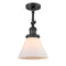 Innovations Lighting Large Cone 1 Light Sconce Part Of The Franklin Restoration Collection 203-BK-G41-LED