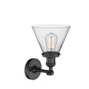 Innovations Lighting Large Cone 1 Light Sconce Part Of The Franklin Restoration Collection 203-BK-G42-LED