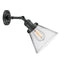 Innovations Lighting Large Cone 1 Light Sconce Part Of The Franklin Restoration Collection 203-BK-G42-LED