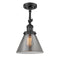 Innovations Lighting Large Cone 1 Light Sconce Part Of The Franklin Restoration Collection 203-BK-G43-LED