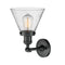 Innovations Lighting Large Cone 1 Light Sconce Part Of The Franklin Restoration Collection 203-BK-G44-LED
