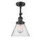 Innovations Lighting Large Cone 1 Light Sconce Part Of The Franklin Restoration Collection 203-BK-G44-LED