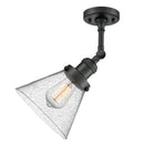 Innovations Lighting Large Cone 1 Light Sconce Part Of The Franklin Restoration Collection 203-BK-G44-LED