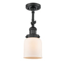 Innovations Lighting Small Bell 1 Light Sconce Part Of The Franklin Restoration Collection 203-BK-G51-LED