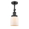 Innovations Lighting Small Bell 1 Light Sconce Part Of The Franklin Restoration Collection 203-BK-G51-LED