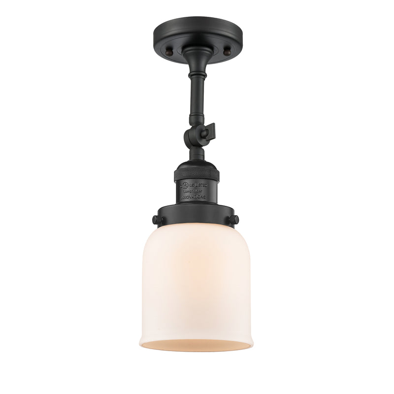 Innovations Lighting Small Bell 1 Light Sconce Part Of The Franklin Restoration Collection 203-BK-G51-LED