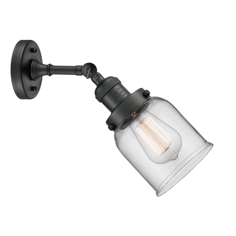 Innovations Lighting Small Bell 1 Light Sconce Part Of The Franklin Restoration Collection 203-BK-G52-LED