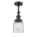 Innovations Lighting Small Bell 1 Light Sconce Part Of The Franklin Restoration Collection 203-BK-G52-LED
