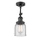 Innovations Lighting Small Bell 1 Light Sconce Part Of The Franklin Restoration Collection 203-BK-G52-LED