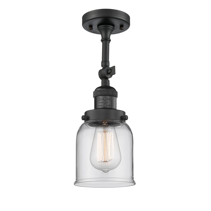 Innovations Lighting Small Bell 1 Light Sconce Part Of The Franklin Restoration Collection 203-BK-G52-LED