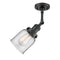 Innovations Lighting Small Bell 1 Light Sconce Part Of The Franklin Restoration Collection 203-BK-G52-LED