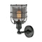 Innovations Lighting Small Bell Cage 1 Light Sconce Part Of The Franklin Restoration Collection 203-BK-G53-CE