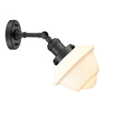Innovations Lighting Small Oxford 1 Light Sconce Part Of The Franklin Restoration Collection 203-BK-G531